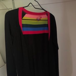 Petro Zillia Forever 21 limited edition rainbow button sweater